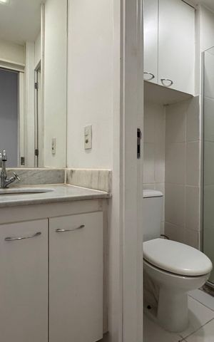 Apartamento para alugar com 69m², 2 quartos e 1 vaga Apartamento para alugar com 69m², 2 quartos e 1 vagaBanheiro Social