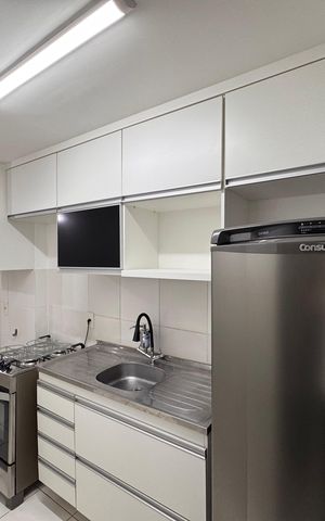 Apartamento para alugar com 69m², 2 quartos e 1 vaga Apartamento para alugar com 69m², 2 quartos e 1 vagaCozinha e Área de Serviço