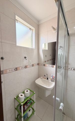 Casa de condomínio à venda com 111m², 3 quartos e 3 vagasBanheiro do Escritório