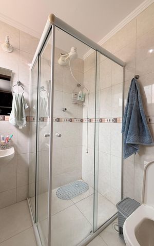 Casa de condomínio à venda com 111m², 3 quartos e 3 vagasBanheiro do Escritório