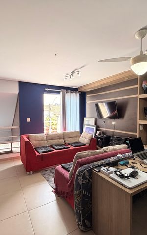 Casa de condomínio à venda com 111m², 3 quartos e 3 vagasEscritório 