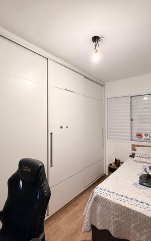 Casa de condomínio à venda com 111m², 3 quartos e 3 vagasQuarto 2