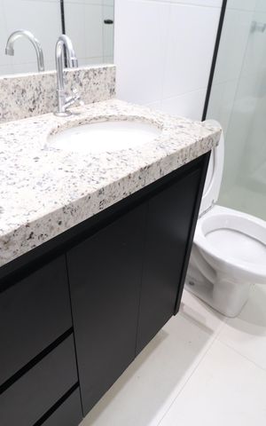 Apartamento para alugar com 60m², 2 quartos e 1 vagaBanheiro do Quarto 2