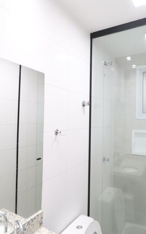 Apartamento para alugar com 60m², 2 quartos e 1 vagaBanheiro do Quarto 2