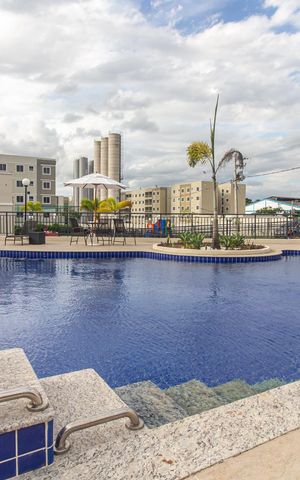 Apartamento à venda com 44m², 2 quartos e 2 vagas Apartamento à venda com 44m², 2 quartos e 2 vagasÁrea comum - Piscina