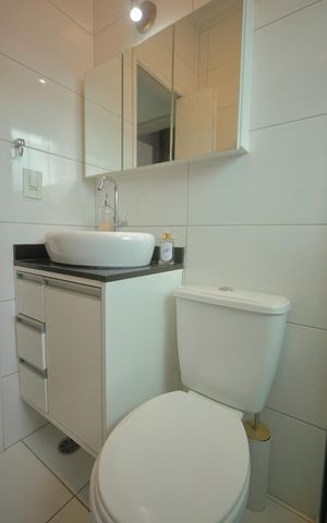 Apartamento à venda com 60m², 2 quartos e 1 vagaBanheiro 