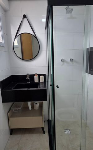 Apartamento para alugar com 88m², 2 quartos e 2 vagas Apartamento para alugar com 88m², 2 quartos e 2 vagasBanheiro da Suíte 1