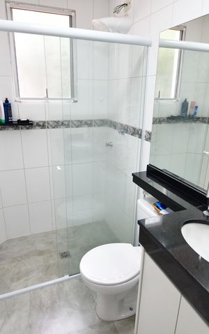 Casa de condomínio à venda com 155m², 3 quartos e 3 vagasBanheiro Suíte
