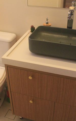 Apartamento à venda com 128m², 3 quartos e 3 vagasBanheiro da Suíte 1