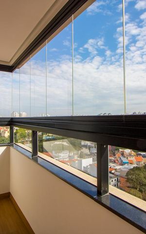 Apartamento para alugar com 130m², 3 quartos e 2 vagasVaranda do quarto 1