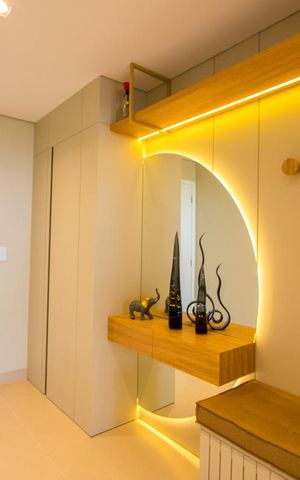 Apartamento para alugar com 130m², 3 quartos e 2 vagasCorredor de entrada