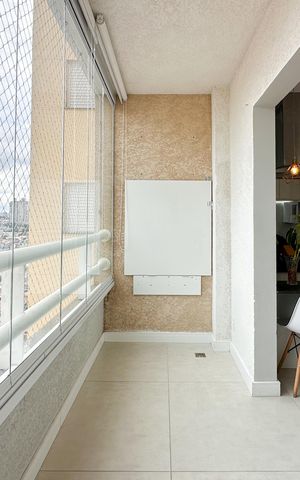 Apartamento à venda com 59m², 2 quartos e 1 vagaSacada