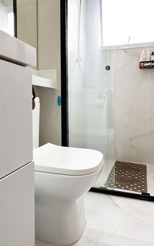 Apartamento à venda com 59m², 2 quartos e 1 vagaBanheiro Social