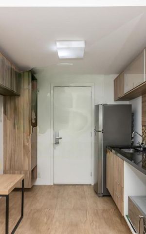 Studio à venda com 48m², 1 quarto e 1 vaga