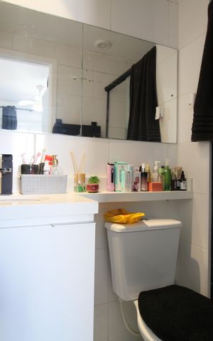 Apartamento para alugar com 24m², 1 quarto e sem vagaBanheiro da Suíte