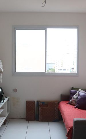 Apartamento para alugar com 25m², 1 quarto e sem vagaSala e Cozinha Integrada