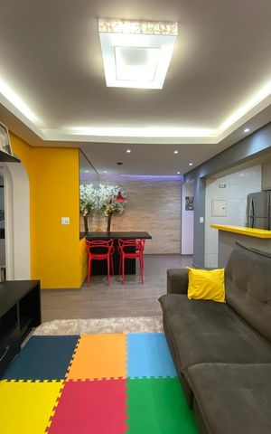 Apartamento à venda com 55m², 2 quartos e 2 vagas Apartamento à venda com 55m², 2 quartos e 2 vagasSala
