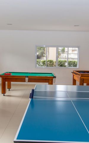 Apartamento à venda com 56m², 2 quartos e 1 vagaSalão de jogos