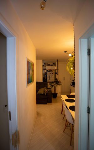 Apartamento à venda com 56m², 2 quartos e 1 vagaCorredor
