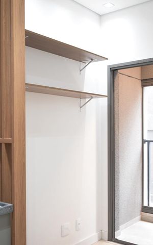 Apartamento para alugar com 26m², 1 quarto e sem vagaSala/Cozinha Integrados