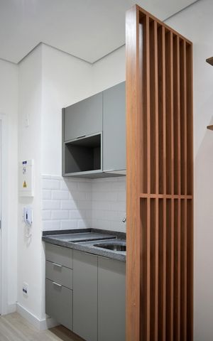 Apartamento para alugar com 26m², 1 quarto e sem vagaSala/Cozinha Integrados
