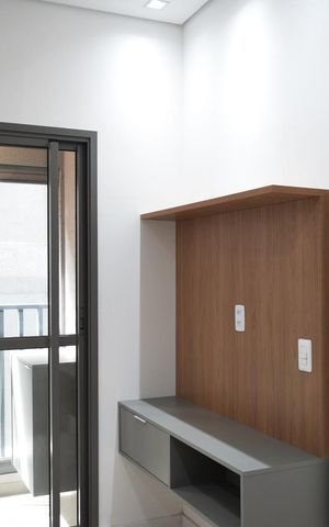 Apartamento para alugar com 26m², 1 quarto e sem vagaSala/Cozinha Integrados