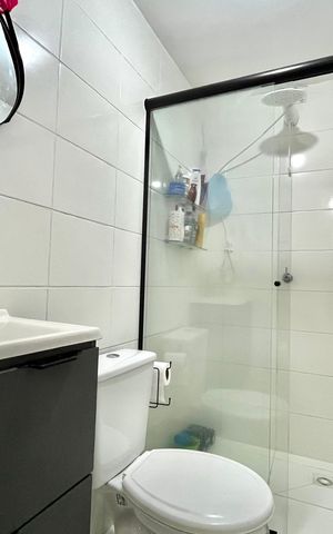 Apartamento à venda com 33m², 2 quartos e sem vaga Apartamento à venda com 33m², 2 quartos e sem vagaBanheiro