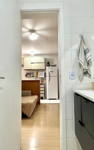 Apartamento à venda com 33m², 2 quartos e sem vaga Apartamento à venda com 33m², 2 quartos e sem vagaBanheiro