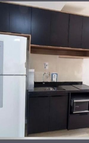 Studio à venda com 27m², 1 quarto e sem vaga
