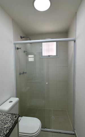 Apartamento à venda com 63m², 2 quartos e 1 vaga Apartamento à venda com 63m², 2 quartos e 1 vagaBanheiro da Suíte
