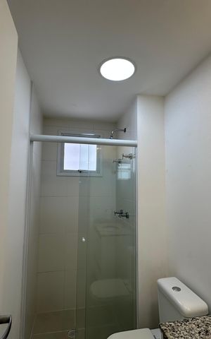 Apartamento à venda com 63m², 2 quartos e 1 vaga Apartamento à venda com 63m², 2 quartos e 1 vagaBanheiro Social