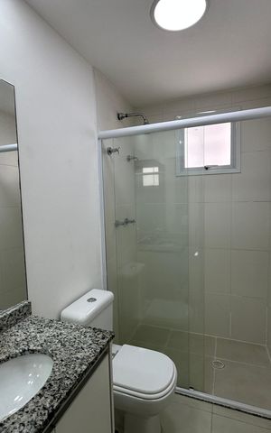 Apartamento à venda com 63m², 2 quartos e 1 vaga Apartamento à venda com 63m², 2 quartos e 1 vagaBanheiro da Suíte