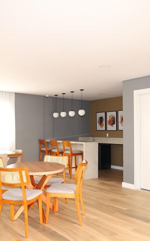 Apartamento à venda com 41m², 2 quartos e sem vagaÁrea comum - Salão de festas