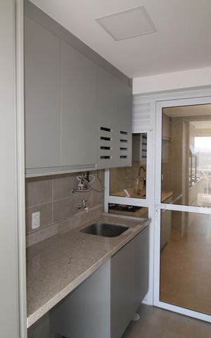 Studio à venda com 70m², 2 quartos e 2 vagasÁrea de Serviço
