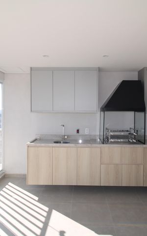 Studio à venda com 70m², 2 quartos e 2 vagasSala / Cozinha - Varanda