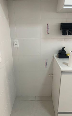 Apartamento para alugar com 24m², 1 quarto e sem vaga Apartamento para alugar com 24m², 1 quarto e sem vagaBanheiro da Suíte