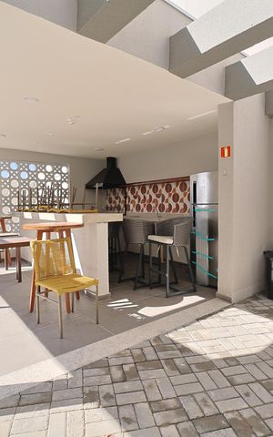 Apartamento para alugar com 39m², 2 quartos e sem vagaÁrea comum - Churrasqueira