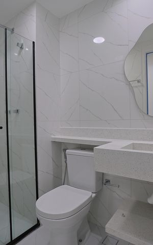 Apartamento para alugar com 39m², 2 quartos e sem vagaBanheiro