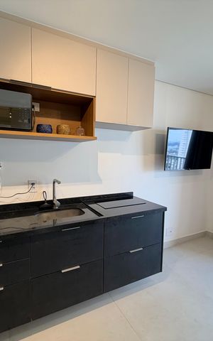 Studio à venda com 26m², 1 quarto e sem vaga Studio à venda com 26m², 1 quarto e sem vagaCozinha