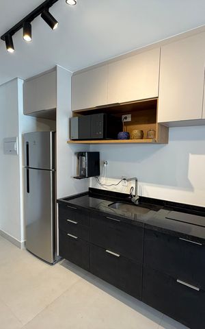 Studio à venda com 26m², 1 quarto e sem vaga Studio à venda com 26m², 1 quarto e sem vagaCozinha