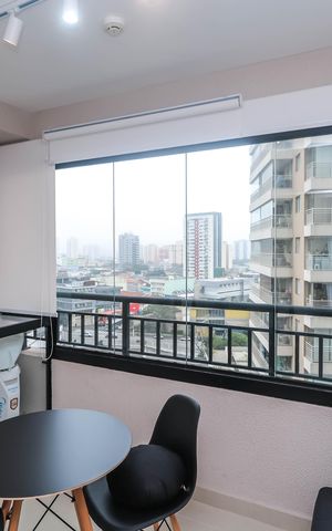 Studio para alugar com 28m², 1 quarto e sem vagaVaranda do studio