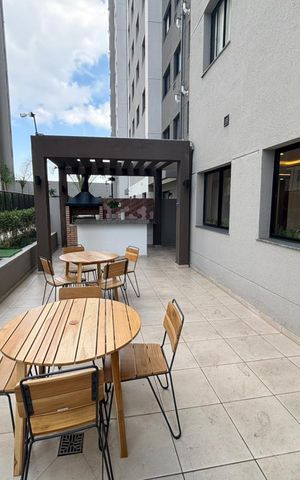 Apartamento para alugar com 38m², 2 quartos e sem vagaÁrea comum - Churrasqueira