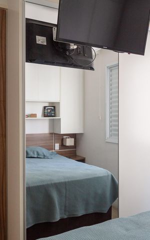 Apartamento à venda com 71m², 3 quartos e 2 vagasQuarto 3 suíte