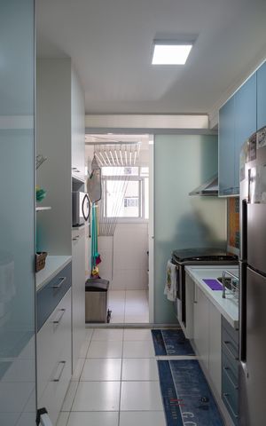 Apartamento à venda com 71m², 3 quartos e 2 vagasCozinha