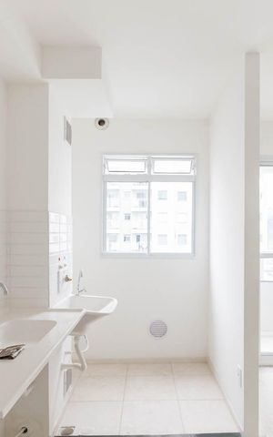 Apartamento à venda com 46m², 2 quartos e sem vagaCozinha e Área de Serviço