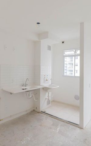Apartamento à venda com 46m², 2 quartos e sem vagaCozinha e Área de Serviço