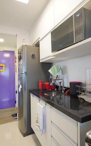 Apartamento à venda com 54m², 2 quartos e 1 vagaCozinha