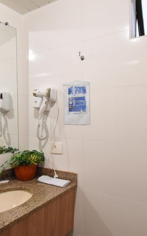 Studio para alugar com 37m², 1 quarto e sem vagaBanheiro do Studio
