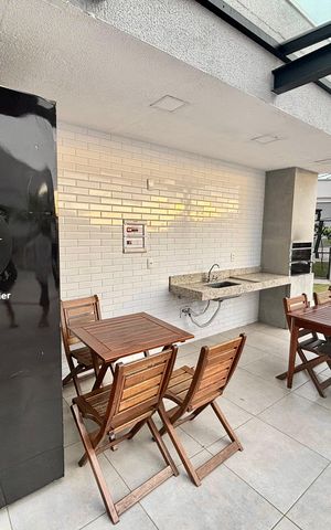Apartamento à venda com 44m², 2 quartos e 1 vaga Apartamento à venda com 44m², 2 quartos e 1 vagaÁrea gourmet