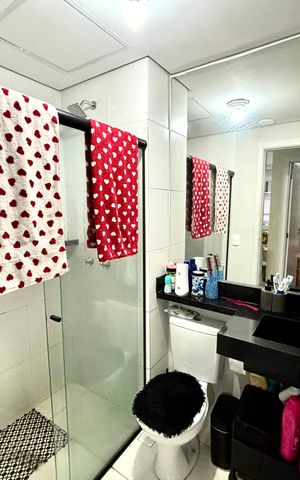 Apartamento à venda com 44m², 2 quartos e 1 vaga Apartamento à venda com 44m², 2 quartos e 1 vagaBanheiro